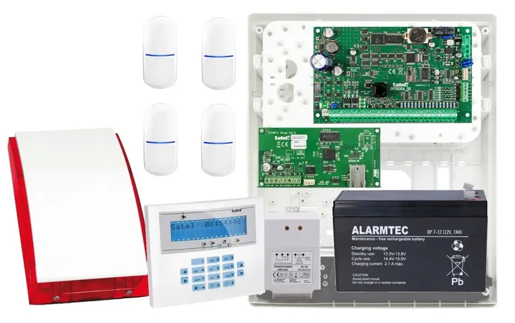 system-alarmowy-przeciw-wlamaniom-integra32-satel-waga-z-opakowaniem-2-kg-stan-nowy