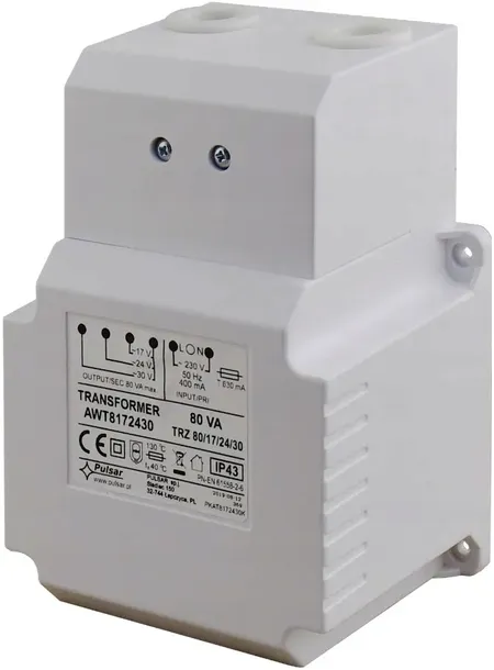 transformator-trz-80va-17-24-30v-pulsar-stan-opakowania-oryginalne