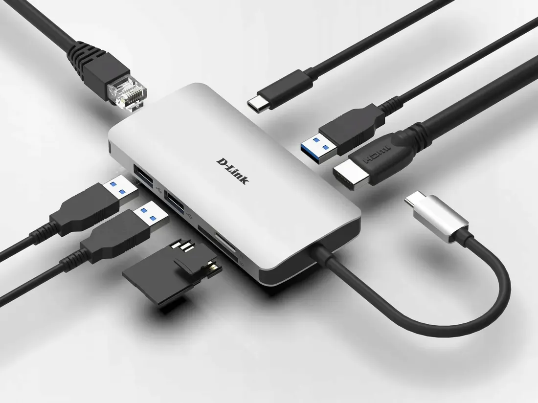 hub-stacja-dokujaca-typ-c-usb3-0-usb-c-hdmi-sd-lan-stan-nowy