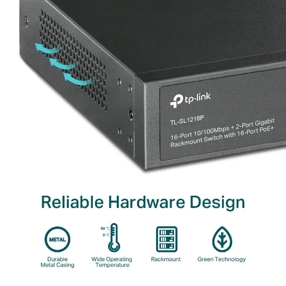 przelacznik-switch-poe-tp-link-tl-sl1218p-stan-nowy-producent-tp-link