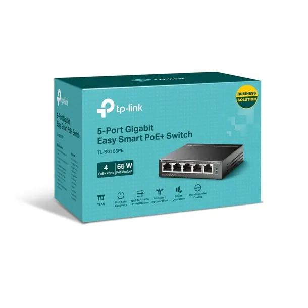 tp-link-przelacznik-sg105pe-switch-smart-5xgb-4xp-liczba-portow-5