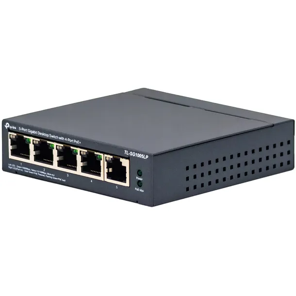 tp-link-tl-sg1005lp-desktop-switch-4-port-poe-waga-z-opakowaniem-0-746-kg-stan-nowy