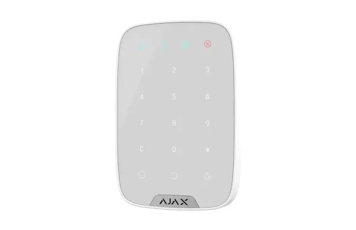 dotykowy-manipulator-ajax-keypad-bialy-typ-alarmu-bezprzewodowy