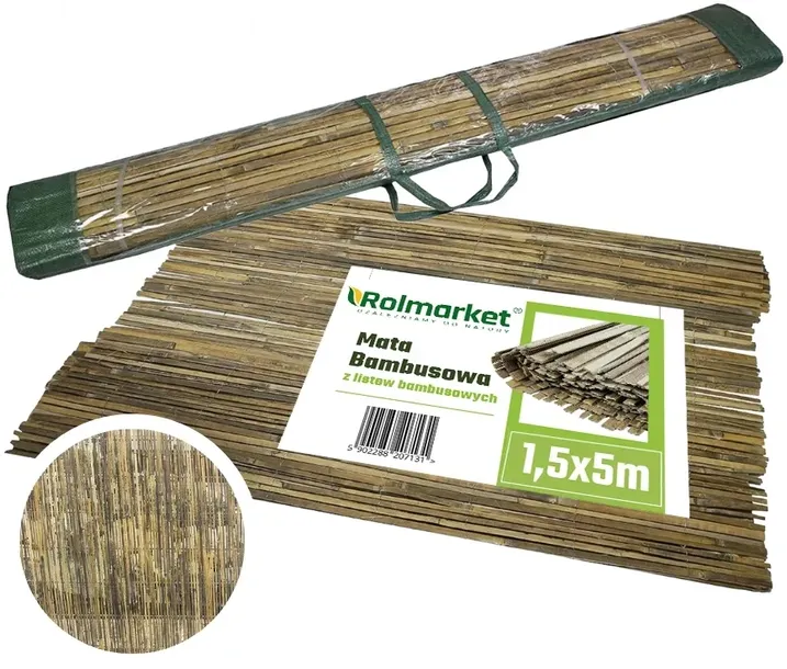 mata-bambusowa-15x5m-oslonowa-plot-balkon-stan-nowy-marka-agromen