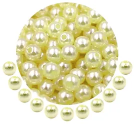 koraliki-perelki-6mm-80szt-perly-slub-akryl-zolte-do-robienia-bizuterii