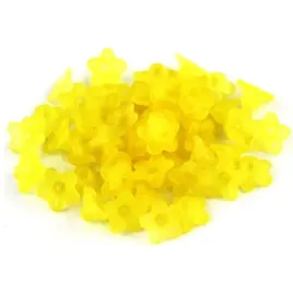 koraliki-kwiatki-dzwoneczki-9mm-30szt-zolte
