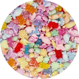 koraliki-pastelowe-mix-ksztaltow-akrylowe-100szt