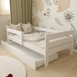 lozko-dzieciece-edi-80x160-biale-z-szuflada-stelaz-gratis