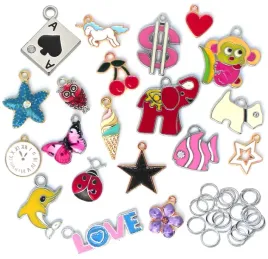 zawieszki-emaliowane-charms-ogniwa-mix-40-elem
