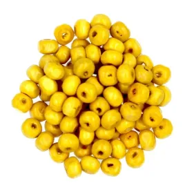 koraliki-drewniane-kula-drewno-zolty-6mm-50szt