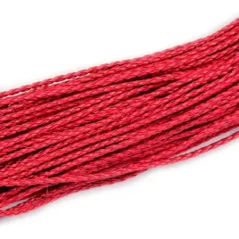 rzemien-pleciony-3mm-czerwony-1metr