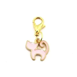 zawieszka-do-bransoletek-charms-kot-emalia-roz