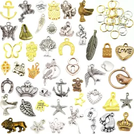 zawieszki-charms-mix-metal-ogniwa-zestaw-50-elem