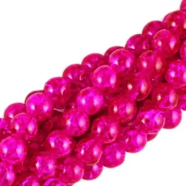 koraliki-szklane-crackle-8mm-sznur-52szt-roz-c