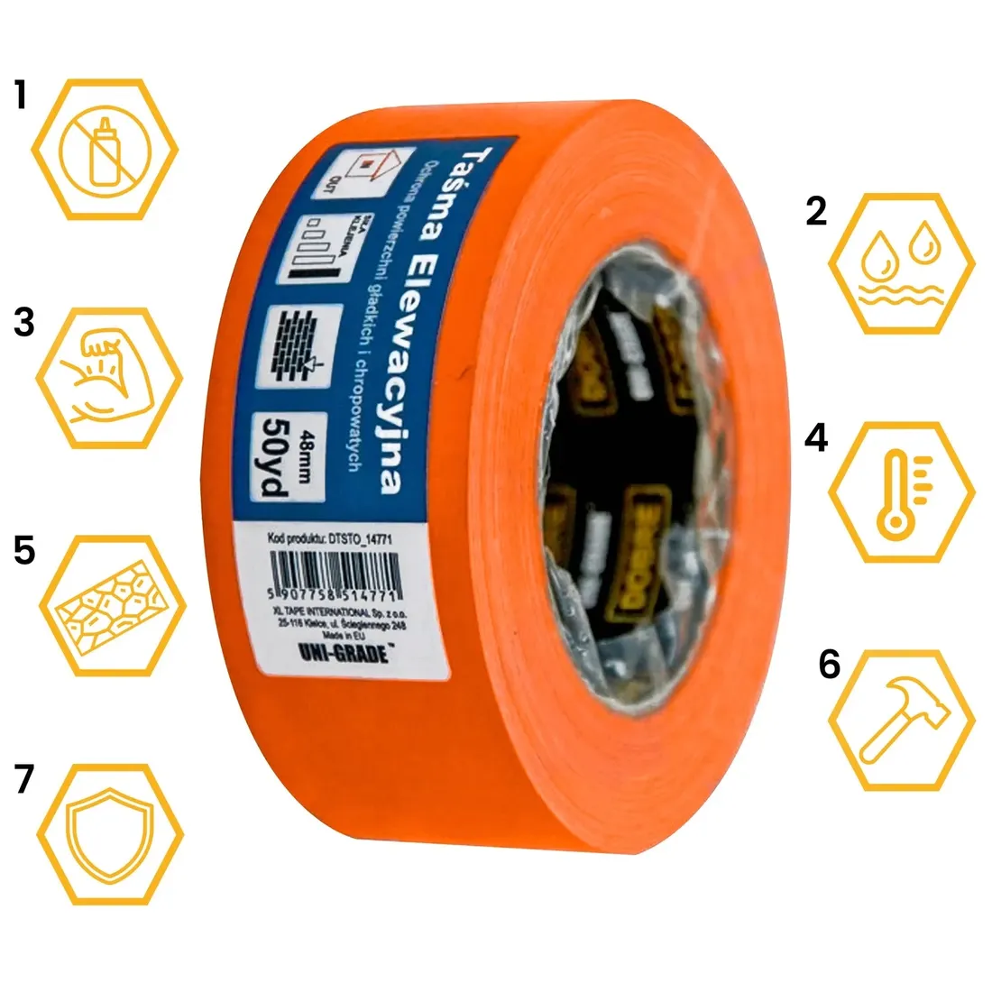 tasma-elewacyjna-tynkarska-48mm-x-50-uni-grade-stan-nowy