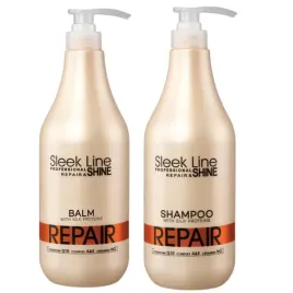 szampon-1l-balsam-1l-repair-stapiz-sleek-line