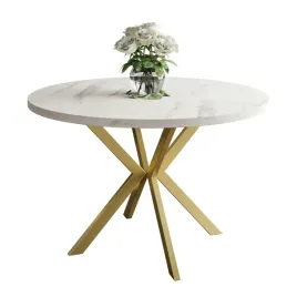 stol-okragly-everton-gold-rozkladany-bialy-120cm