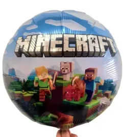 balon-foliowy-minecraft-okragly-duzy-srednica-45cm