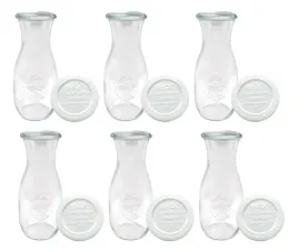 sloiki-weck-6szt-plastikowe-wieko-karafka-1l-1062ml-butelka