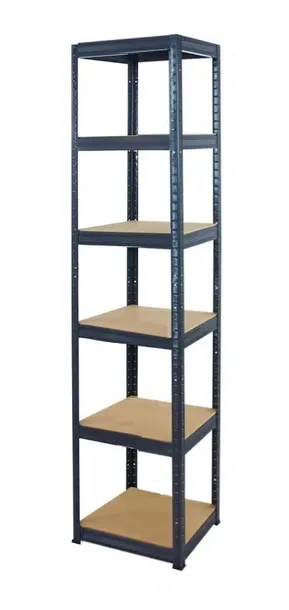 Regał metalowy regał magazynowy garażowy HELIOS premium 196x040x40 6 półek