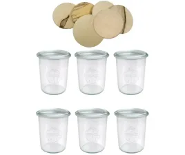 sloiki-weck-x6-drewniane-wieko-sloik-160ml-mold