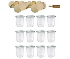 sloiki-weck-x12-drewniane-wieko-miarka-sloik-160ml-mold