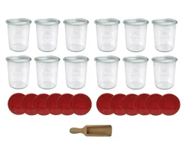 sloiki-weck-x12-silikonowe-wieko-miarka-sloik-160ml-mold