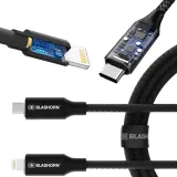 kabel-usb-typ-c-lightening-do-iphone-apple-krotki-kolor-czarny-stan-nowy