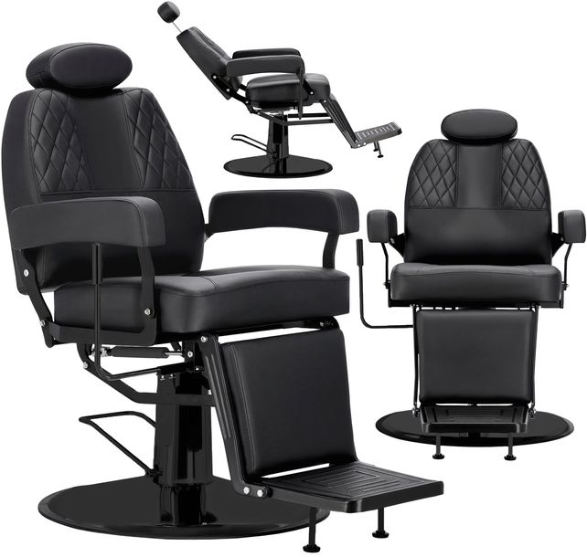 Fotel fryzjerski barberski hydrauliczny do salonu fryzjerskiego Nestor