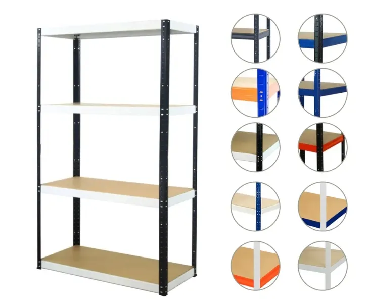 Regał metalowy regał magazynowy garażowy HELIOS HBW 180x180x40 4x275kg