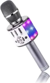 bezprzewodowy-mikrofon-karaoke-srebrno-bialy-led-na-bluetooth-do-spiewania