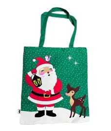 torba-swiateczna-mikolaj-z-reniferami-na-prezenty-za-zakupy-z-uszami