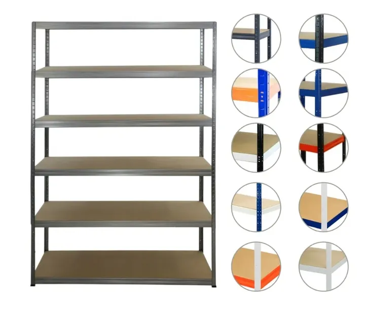 Regał metalowy ocynk regał magazynowy garażowy HELIOS 180x150x50 6x275kg