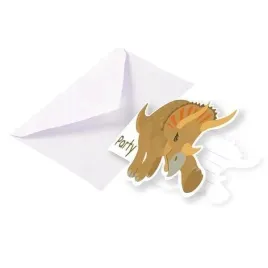 karty-zaproszeniowe-biale-dinozaur-z-kopertami