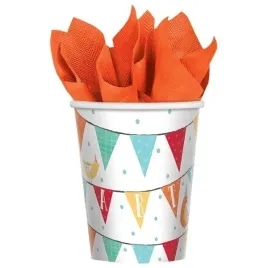 kubeczki-papierowe-biale-farma-girlanda-266-ml