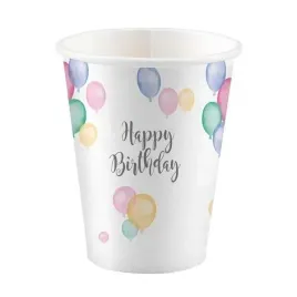 kubeczki-papierowe-biale-balony-urodziny-250-ml