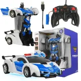 policja-auto-robot-2w1-transformacja-swiatla-pilot-stan-opakowania-oryginalne