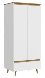 szafa-dwudrzwiowa-ubraniowa-garderoba-85-cm-nowoczesna-na-nozkach-szuflada