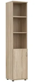 regal-biurowy-s17-dab-sonoma-z-drzwiczkami-185x40x38-cm-lewostronny