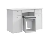 biurko-toaletka-classic-diamond-biala-mat-stan-nowy