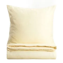 posciel-avelia-satynowa-z-domieszka-wiskozy-zolta-220x200-2-70x80-cm-homl