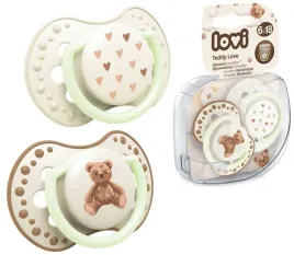lovi-smoczek-silikonowy-dynamiczny-teddy-love-6-18m-swieci-w-ciemnosci-2szt