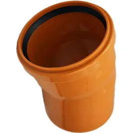 kolano-15-kanalizacyjne-pomaranczowe-160-sn4-pvc-pipelife