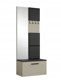 kaszmir-garderoba-przedpokoj-81cm-lustro-panele-margo-iii-mr-5-kolorow