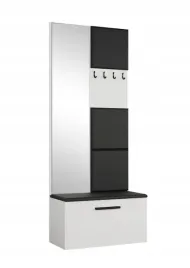 biala-garderoba-przedpokoj-81cm-lustro-panele-margo-iii-mr-5-kolorow