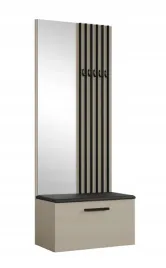 kaszmir-garderoba-przedpokoj-81cm-lustro-lamele-margo-ii-mr-5-kolorow