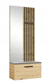 artisan-garderoba-przedpokoj-81cm-lustro-lamele-margo-ii-mr-5-kolorow