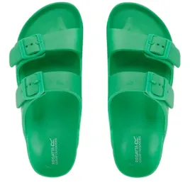 klapki-damskie-regatta-brooklyn-sportowe-na-basen-zielone