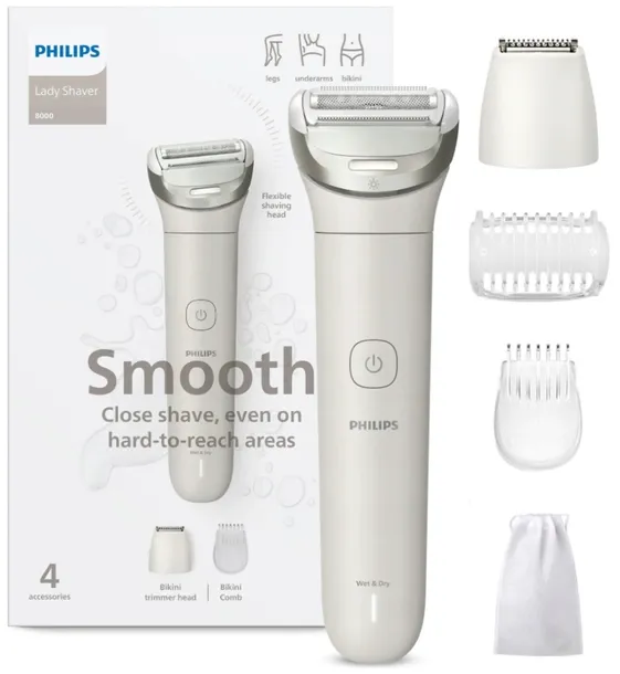 GOLARKA DAMSKA PHILIPS DEPILATOR DO CIAŁA MASZYNKA WODOODPORNA NOGI BIKINI