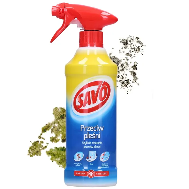 SAVO Płyn na pleśń grzyby fugi ściany spray 500ml